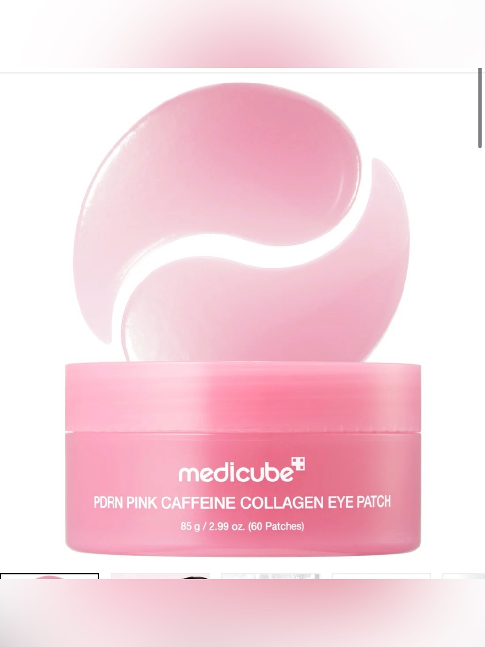 Medicube PDRN Pink Caffeine Collagen OR Turmeric Eye Patch NEW SEALED CHOOSE ONE